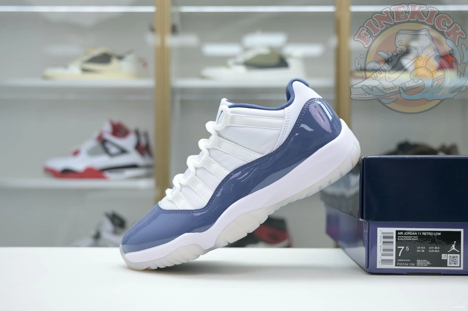 Jordan Low“Diffused Jordan Air 11 Blue” 1231